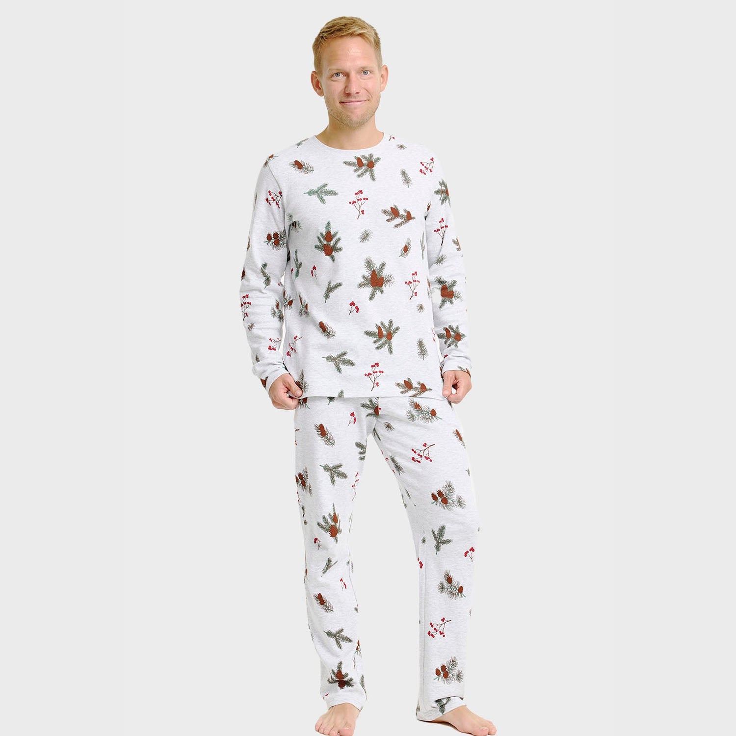 Der Gerippte Pyjama - Herren